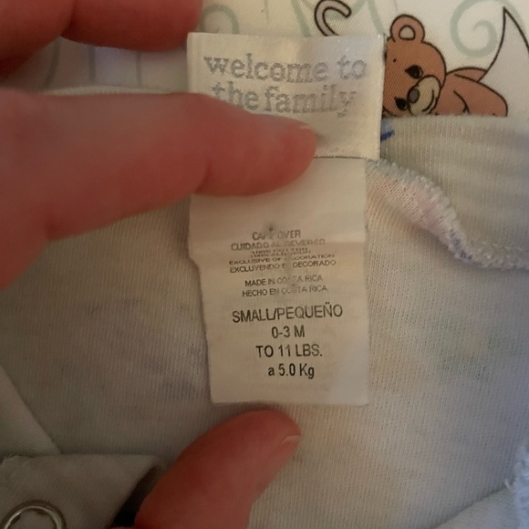 Vintage Carter’s Baby Footed Sleeper Striped Farm Theme-0-3M - Picture 4 of 4